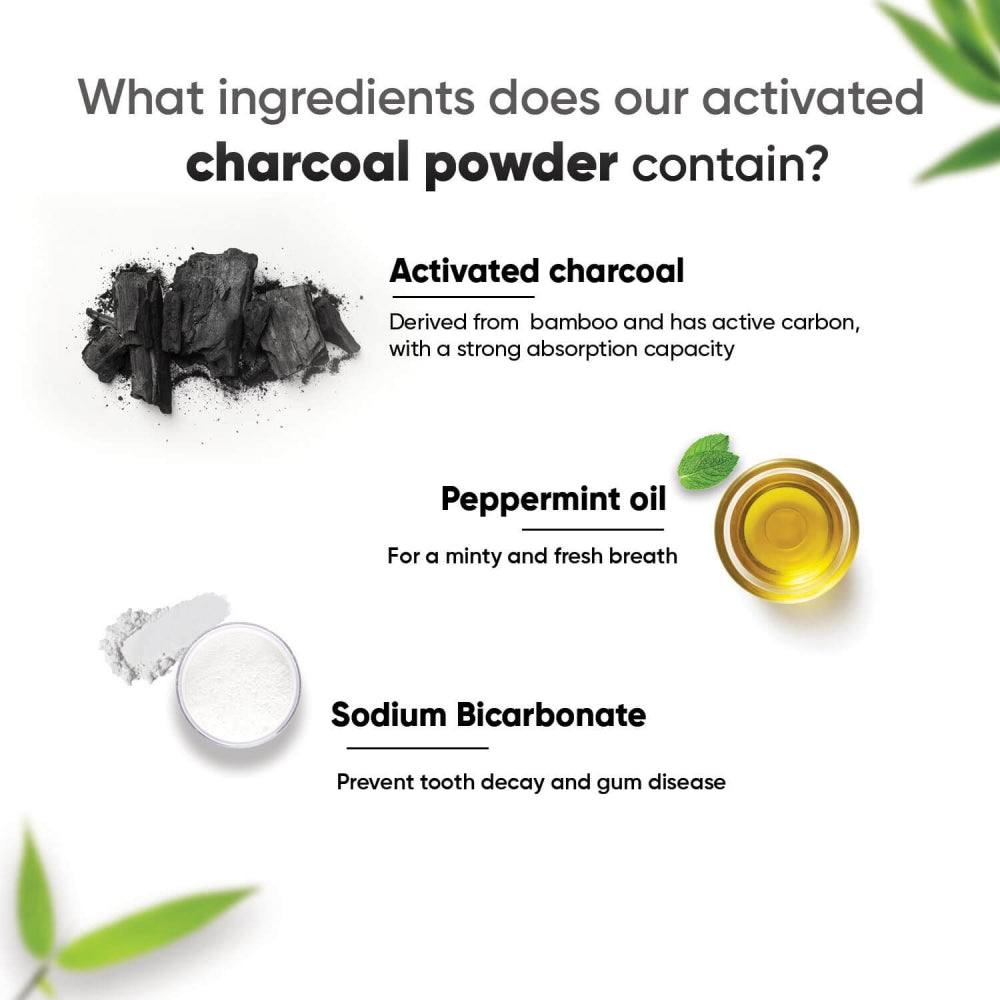 Charcoal Whitening Powder Toothpaste